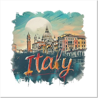 Italy t-shirt Posters and Art